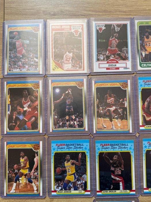 1988/90 Fleer, Nba Hoops, Upper Deck... Michael Jordan,, Verzamelen, Stickers