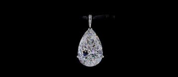 Hanger - 14 karaat Witgoud - 5.01ct. tw. Diamant (Lab-grown)
