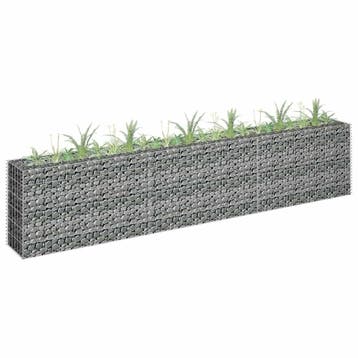 vidaXL Gabion plantenbak verhoogd 270x30x60 cm, Verzenden