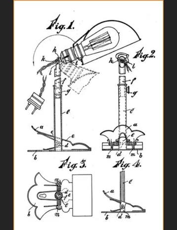 Hala - Lamp - D.R.P. - Koper - Uniek ontwerp