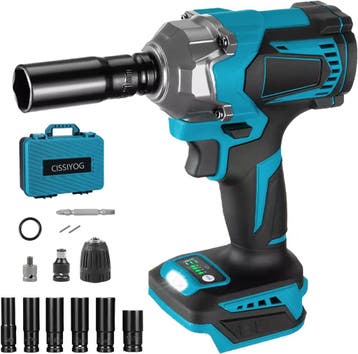 Accu Slagmoersleutel 700Nm - Retour Deal: 34% korting!, Verzenden