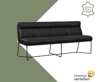 Leren eetkamerbank Cuddle (180 cm), Ophalen of Verzenden