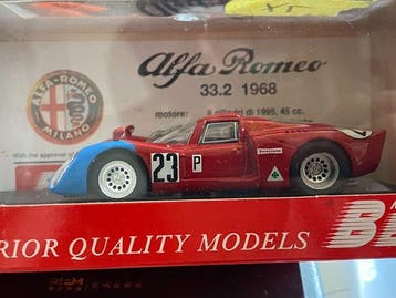 Model Best 1:43 - Modelauto - Alfa Romeo 33.2 Daytona 1968, Nieuw