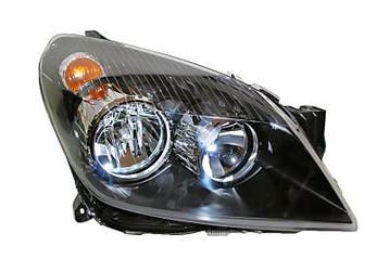 Opel Astra H Zwart Koplamp Rechts (Koplampen, Verlichting), Verzenden, Nieuw