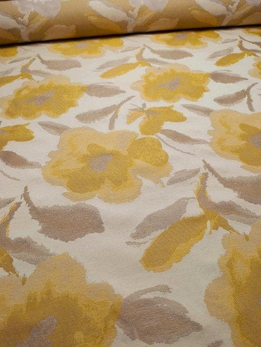 B258 - 590 x 135 cm - Raffinato tessuto da arredo in misto, Antiquités & Art, Tapis & Textile