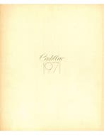1971 CADILLAC PROGRAMMA BROCHURE ENGELS (USA), Nieuw