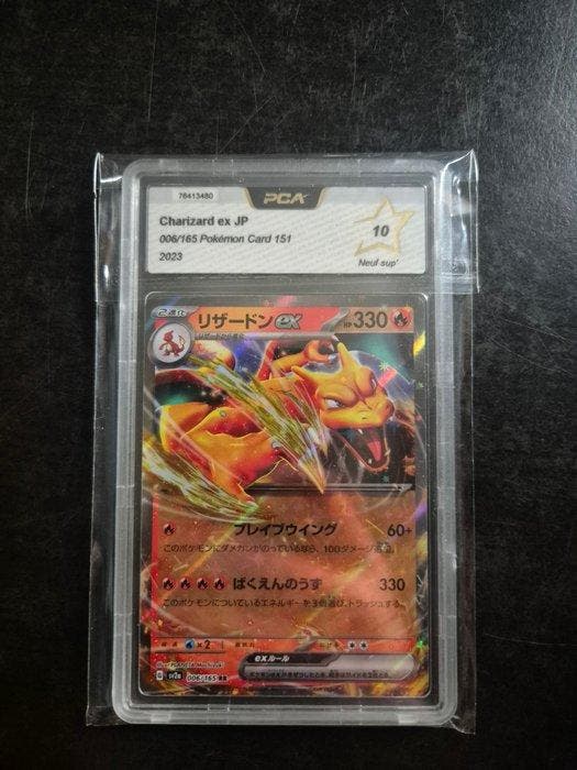 Pokémon - 3 Graded card - Charizard Foil - PCA 10 - Various, Hobby & Loisirs créatifs, Jeux de cartes à collectionner | Pokémon