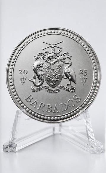Barbados. 1 Dollar 2025 – Trident – 1 oz Silver coin – Ag