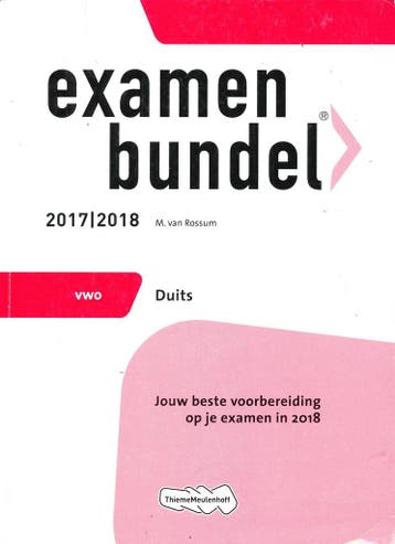 Examenbundel VWO Duits 2017/2018, Boeken, Schoolboeken, Verzenden, Nieuw