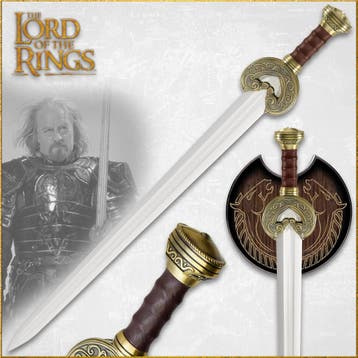 Lord of the Rings Replica 1/1 Herugrim, Sword of Theoden, Verzamelen, Ophalen of Verzenden, Nieuw