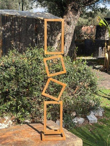 Ana Lucia B.M - Sculpture Corten - XL - No Reserve
