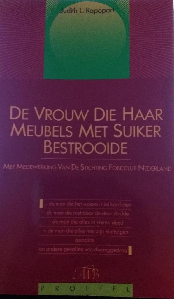 De vrouw die haar meubels met suiker bestrooide Rapoport, Boeken, Psychologie, Gelezen, Verzenden