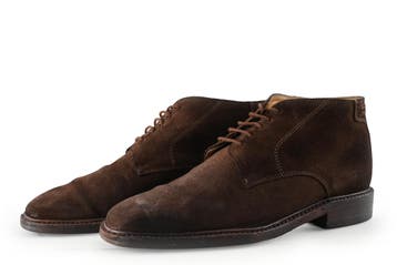 Floris van Bommel Veterboots in maat 40½ Bruin, Bruin, Verzenden, Boots, Floris van Bommel