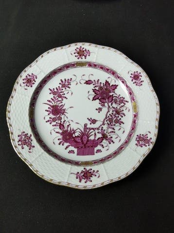 Herend - Apponyi viola - Piatti da cena - D.25cm - 1.Wahl -