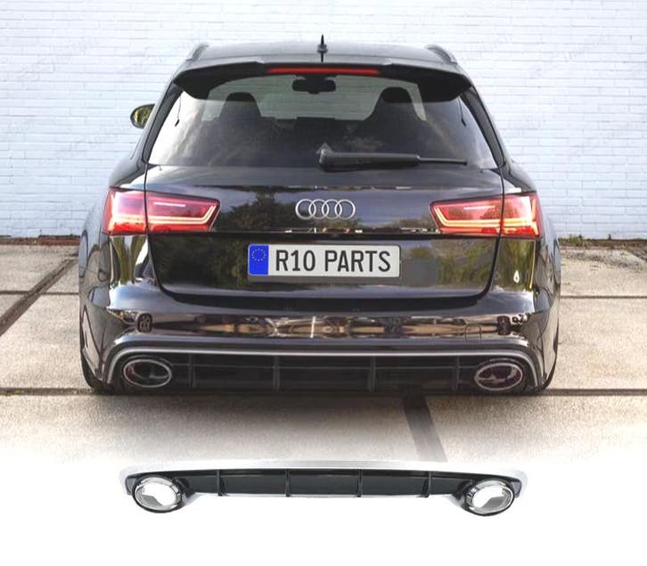 DIFFUSEUR AUDI A6 4G 15-18 LOOK RS + EMBOUTS D´ÉCHAPPEMENT, Autos : Pièces & Accessoires, Carrosserie & Tôlerie, Envoi