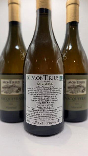 2009 Domaine Montirius, Minéral - Vacqueyras - 3 Fles (0,75, Nieuw