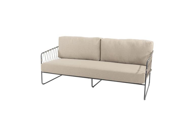 Taste by 4 Seasons Prego loungebank taupe * Sale * |, Tuin en Terras, Tuinsets en Loungesets