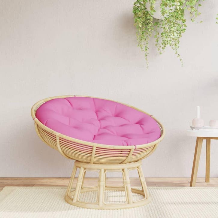 vidaXL Zitkussen rond Ø 100x11 cm oxford stof roze, Huis en Inrichting, Woonaccessoires | Kussens, Nieuw, Verzenden