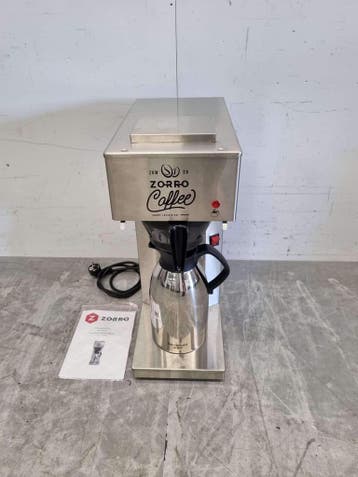 Machine à café Zorro en acier inoxydable Machine à café 230V, Articles professionnels, Verzenden