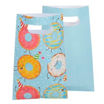 Uitdeelzakjes Donut Papier 23cm, Hobby en Vrije tijd, Feestartikelen, Verzenden, Nieuw