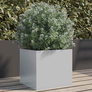vidaXL Plantenbak 32x30x29 cm gegalvaniseerd staal, Tuin en Terras, Verzenden, Nieuw