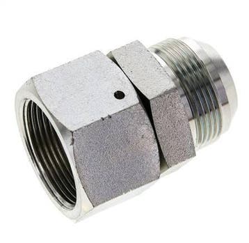 Embout JIC UN 1-5/8-12 Mâle x Femelle Acier 140bar, Verzenden