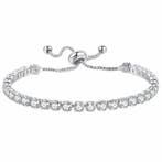 Fako Bijoux - Dames Armband Zirkonia Transparant - 4mm -, Verzenden, Nieuw