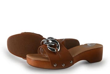 Xti Slippers in maat 41 Bruin, Slippers, Bruin, Zo goed als nieuw, Xti