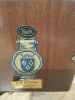 Tafel/bureauklokken - Wuba - Hout, Messing, Glas - 1960-1970, Antiek en Kunst