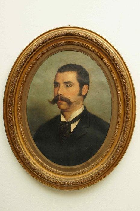 Romea Ravazzi (1870-1942) - Ritratto di gentiluomo, Antiquités & Art, Art | Peinture | Classique