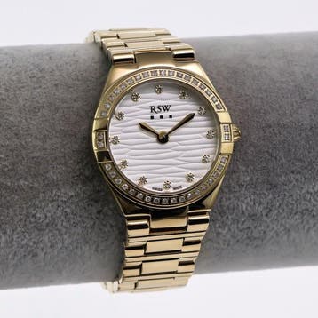 RSW - Swiss Diamond Watch - RSWL156-GG-D-1 - Zonder, Nieuw