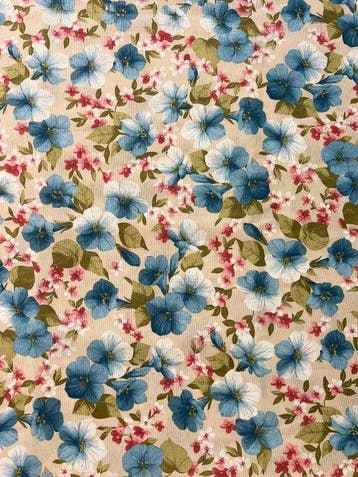 Tuin van azuur - Textiel - 280 cm - 250 cm