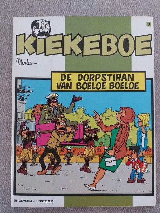 Kiekeboe 3 - De dorpstiran van Boeloe Boeloe - met zwarte, Boeken, Stripverhalen