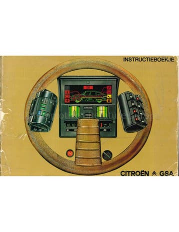 1979 CITROEN GSA INSTRUCTIEBOEKJE NEDERLANDS