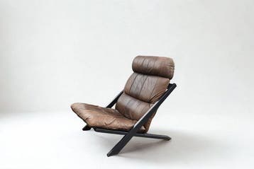 de Sede - Ueli Berger - Fauteuil - DS 80 X-chair - Leder,