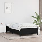 vidaXL Bedframe zonder matras 80x200 cm stof zwart, Verzenden, Nieuw