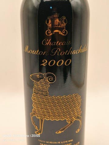 2000 Chateau Mouton Rothschild - Pauillac - 1 Bouteille, Verzamelen, Nieuw