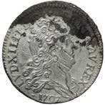 France. Louis XIV (1643-1715). 10 Sols aux insignes 1707-B