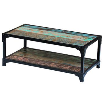 vidaXL Salontafel massief gerecycled hout, Verzenden, Nieuw
