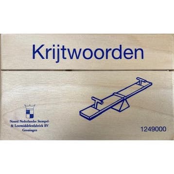 Krijtwoorden, Verzenden