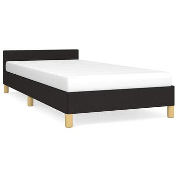 Bedframe 90x200 Zwart | Retour deal | 41% korting, Huis en Inrichting, 90 cm, Eenpersoons, Verzenden, Zwart