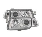 PHARES POUR OPEL ASTRA F 94-98 ANGEL EYES FOND CHROMÉ H1-H7, Autos : Pièces & Accessoires, Verzenden