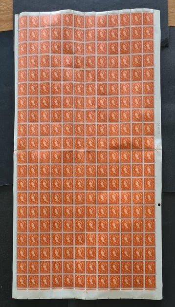 Royaume-Uni - n554) Royaume-Uni QE 1898x timbres 8 (partie)