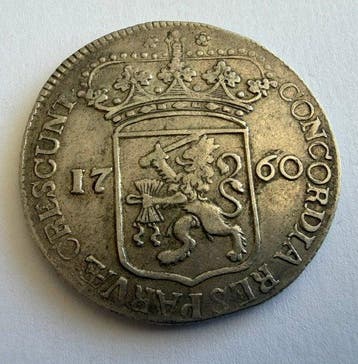 Nederland, Zeeland Zilveren Dukaat 1760