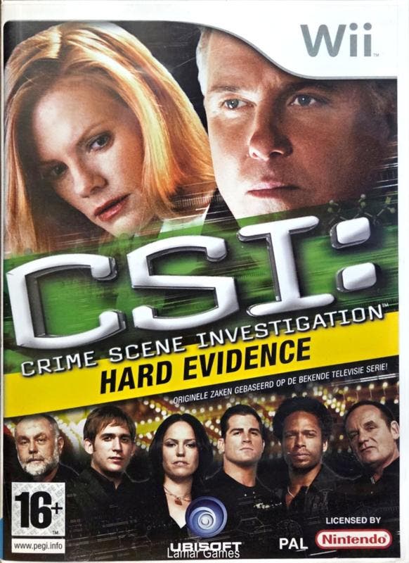 CSI Hard Evidence (wii used game), Games en Spelcomputers, Games | Nintendo Wii U, Ophalen of Verzenden