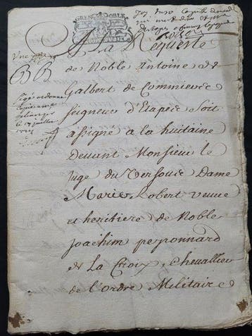 Sous le règne de Louis XIV. - Affaire Féodale et
