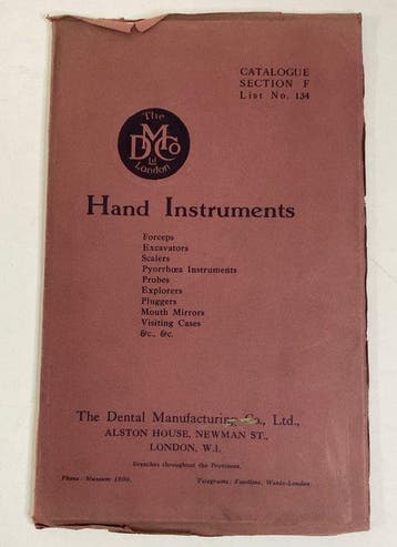 Various - Antique and vintage dental equipment catalogues -