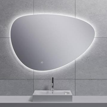 LED Spiegel 100cm 15W 2800–6400K Dimbaar Verwarming Ovaal, Verzenden, Nieuw