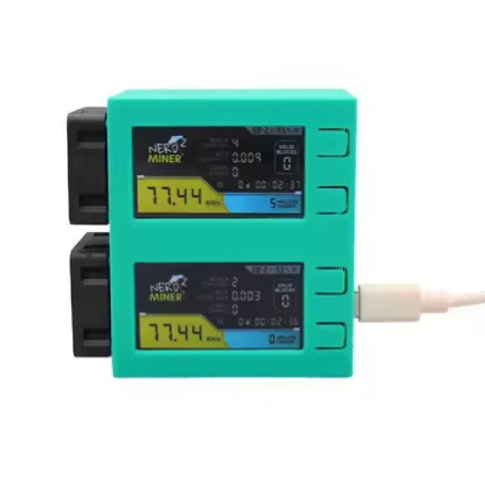 Nerdminer S19 Mini - LCD Display - NMMiner USB Crypto, Telecommunicatie, Mobiele telefoons | Toebehoren en Onderdelen, Nieuw, Verzenden