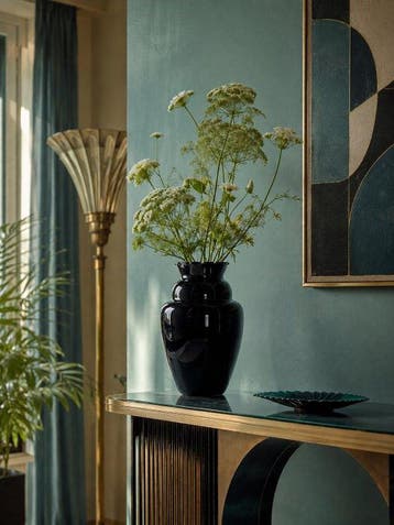 Verreries Doyen - Vaas - FLORALIES- 30 cm - Glas, HYALITE -
